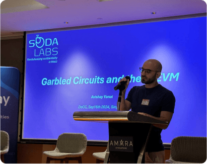 Presenting at conference